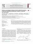 Research paper thumbnail of Synthesis and biological evaluation of novel oxadiazole derivatives: A new class of thymidine phosphorylase inhibitors as potential anti-tumor agents