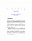 Research paper thumbnail of Review of Mathias Frisch's 'Causal Reasoning in Physics'