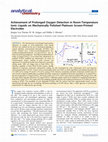 Research paper thumbnail of Achievement of Prolonged Oxygen Detection in Room-Temperature Ionic Liquids on Mechanically Polished Platinum Screen-Printed Electrodes