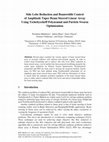 Research paper thumbnail of Side Lobe Reduction and Beamwidth Control of Amplitude Taper Beam Steered Linear Array Using Tschebyscheff Polynomial and Particle Swarm Optimization