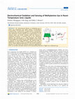 Research paper thumbnail of Electrochemical Oxidation and Sensing of Methylamine Gas in Room Temperature Ionic Liquids