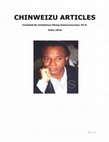 Research paper thumbnail of Collection of Articles by Professor Chinweizu