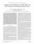 Research paper thumbnail of Comparison of the Robustness of RNN, MPC and ANN Controller for Residential Heating System