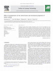 Research paper thumbnail of Effect of nanoparticles on the anticorrosion and mechanical properties of epoxy coating