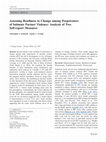 Research paper thumbnail of Assessing Readiness to Change among Perpetrators of Intimate Partner Violence: Analysis of Two Self-report Measures