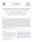 Research paper thumbnail of Influence of nitrogen and carbon sources on the production of ochratoxin A by ochratoxigenic strains of Aspergillus spp. isolated from grapes