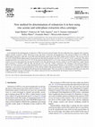 Research paper thumbnail of New method for determination of ochratoxin A in beer using zinc acetate and solid-phase extraction silica cartridges