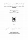 Research paper thumbnail of Eksistensi, Fungsi, Penormaan, Tolak Ukur Diskresi Pemerintah dan Peraturan Kebijakan (Beleidsregel) dalam Penyelenggaraan Pemerintah di Negara Hukum Indonesia Tugas Sistem Peradilan Administrasi diasuh oleh