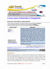 Research paper thumbnail of Conservation of Butterflies in Bangladesh