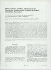 Research paper thumbnail of Effects of Stress and Beta1 Blockade on the Ventricular Depolarization Gradient of the Rate Modulating Pacemaker