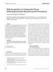 Research paper thumbnail of Risk Acceptance in Composite Tissue Allotranplantation Reconstructive Procedures Instrument Design and Validation