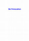 Research paper thumbnail of De l'Innovation