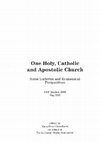 Research paper thumbnail of A Harbor for the World in Stormy Times: Ecclesiological Reflections in the Orthodox Church and Theology, in H. P. Grosshans (ed.), One, Holy, Catholic and Apostolic Church. Some Lutheran and ecumenical perspectives, (LWF Studies 1/2009) Geneva 2009, 77-92