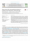 Research paper thumbnail of Shape Memory Effect and Pseudoelasticity Behavior in Tetragonal Zirconia Polycrystals: A Phase Field Study