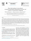 Research paper thumbnail of Phase field modeling of stress-induced tetragonal-to-monoclinic transformation in zirconia and its effect on transformation toughening