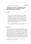 Research paper thumbnail of Irreparable Animosity? Centripetal versus Centrifugal Force in South Korea-Japan Mutual Perceptions, 1998-2015