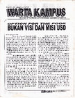 Research paper thumbnail of ARSIP CATATAN POJOK WARTA KAMPUS USD