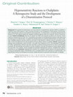 Research paper thumbnail of Hypersensitivity Reactions to Oxaliplatin: A Retrospective Study and the Development of a Desensitization Protocol