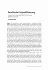 Research paper thumbnail of Exzellente Entqualifizierung: »Brand Germany« oder die Entwertung der Wissenschaft (Druckfassung mit erstem Titel)