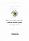 Research paper thumbnail of María Isabel Jiménez Martínez: "Colocaciones y verbos soporte en latín: semántica y sintaxis de pono”. Tesis Doctoral (julio 2016)