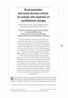 Research paper thumbnail of Rural population and social security in Brazil: An analysis with emphasis on constitutional changes