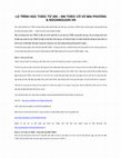 Research paper thumbnail of LỘ TRINH HỌC TOEIC TỪ 200 990 TOEIC