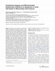 Research paper thumbnail of Combining caspase and mitochondrial dysfunction inhibitors of apoptosis to limit cell death in mammalian cell cultures