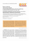 Research paper thumbnail of Raman scattering and structural analysis of electrodeposited CuInSe 2 and S-rich quaternary CuIn(S,Se) 2 semiconductors for solar cells