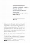 Research paper thumbnail of When Foreign Policy Meets Social Demands in Latin America