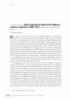 Research paper thumbnail of RESEÑA: ANDREA ANDÚJAR,  Rutas argentinas hasta el fin. Mujeres, política y piquetes, 1996-2011, por GUADALUPE BALLESTER