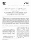 Research paper thumbnail of High-density lipoprotein associated with secondary vitellogenesis in the hemolymph of the crayfish Cherax quadricarinatus