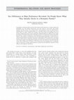 Research paper thumbnail of Sex Differences in Mate Preferences Revisited: Do People Know What They Initially Desire in a Romantic Partner