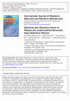 Research paper thumbnail of Synthesis and Characterization of Poly(acrylic acid)/Poly(vinyl alcohol)-xanthan Gum Interpenetrating Network (IPN) Superabsorbent Polymeric Composites