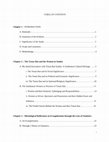 Research paper thumbnail of TABLE OF CONTENTS