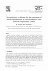 Research paper thumbnail of Normalization to lithium for the assessment of metal contamination in coastal sediment cores from the Aegean Sea, Greece