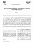 Research paper thumbnail of The secretion of amyloid β-peptides is inhibited in the tacrine-treated human neuroblastoma cells