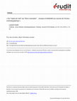 Research paper thumbnail of Guido, Laurent. "De l’«opéra de l’oeil» aux «films à sensation»: musique et théâtralité aux sources de l’horreur cinématographique." Cinémas: Revue d'études cinématographiquesCinémas:/Journal of Film Studies 20.2-3 (2010): 13-40.