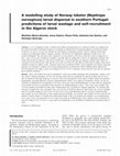 Research paper thumbnail of A modelling study of Norway lobster ( Nephrops norvegicus ) larval dispersal in southern Portugal: predictions of larval wastage and self-recruitment in the Algarve stock