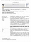 Research paper thumbnail of Ingresos hospitalarios por infecciones meningocócicas en la Comunidad de Madrid (1997–2005