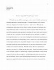 Research paper thumbnail of Essay 4 Philosophy 101