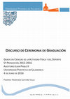 Research paper thumbnail of DISCURSO de CEREMONIA de Graduación. 5ª Promoción CAFyD-UPSA. Junio 2016. "El deporte como transmisor de valores"