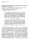 Research paper thumbnail of Sequence Analysis by NMR Spectroscopy of the Peptide Lantibiotic Epilancin K7 from Staphylococcus epidermidis K7