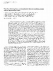 Research paper thumbnail of The effect of driving force on intramolecular electron transfer in proteins. Studies on single-site mutated azurins