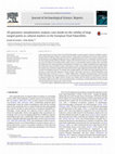 Research paper thumbnail of 2D geometric morphometric analysis casts doubt on the validity of large tanged points as cultural markers in the European Final Palaeolithic