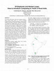 Research paper thumbnail of Of Elephants and Nested Loops: How to Introduce Computing to Youth in Rural India