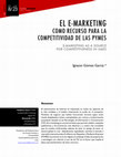 Research paper thumbnail of El e-Marketing como recurso para la competitividad de las PYMES