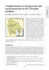 Research paper thumbnail of Transformations in ritual practice and social interaction on the Tiwanaku periphery