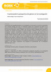 Research paper thumbnail of Cuestionando la perspectiva de género en la investigación