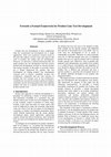 Research paper thumbnail of Towards a Formal Framework for Product Line Test Development