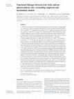 Research paper thumbnail of Functional linkages between leaf traits and net photosynthetic rate: reconciling empirical and mechanistic models